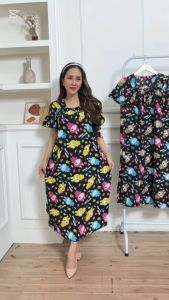 Daster Fuji Rayon Premium Busui Karet Dada
