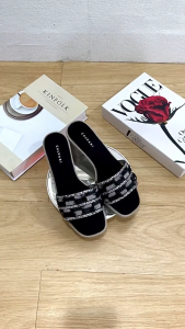 CALVARI - 5CM SILVI Sandal Wanita Korea Wedges Casual Kekinian Size 36 - 40 Sendal Cewek Kasual