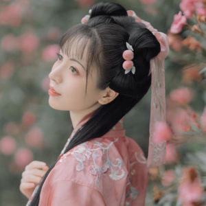 กิ๊บติดผมดอกส้มสไตล์จีนโบราณ น่ารัก ประดับผมแบบอเนกประสงค์ แฮนด์เมด สไตล์หวาน ประดับผมอเนกประสงค์