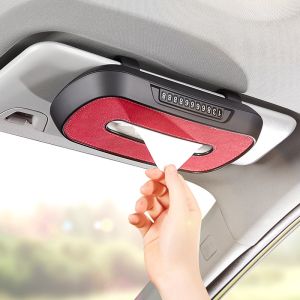 SEAMETAL Car Tissue Box Kereta Multifunctional Tissue Box Holder Car Accessories Interior for Car Sun Visor Seat Headrest Dashboard