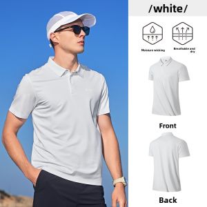 Jeep | Jeep Mens Polo Shirt Cool Sensation Breathable Business Short Sleeve Summer Outdoor American Style T-Shirt Polyester Fiber