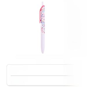 KOKUYO KOKUYO Neutral Pen Atsumi Wood Series Butterfly Knot New Push Type Black Pen 0.5mm Core Student Exam Brush Signature Pen Smooth High Aesthetic Push Pen