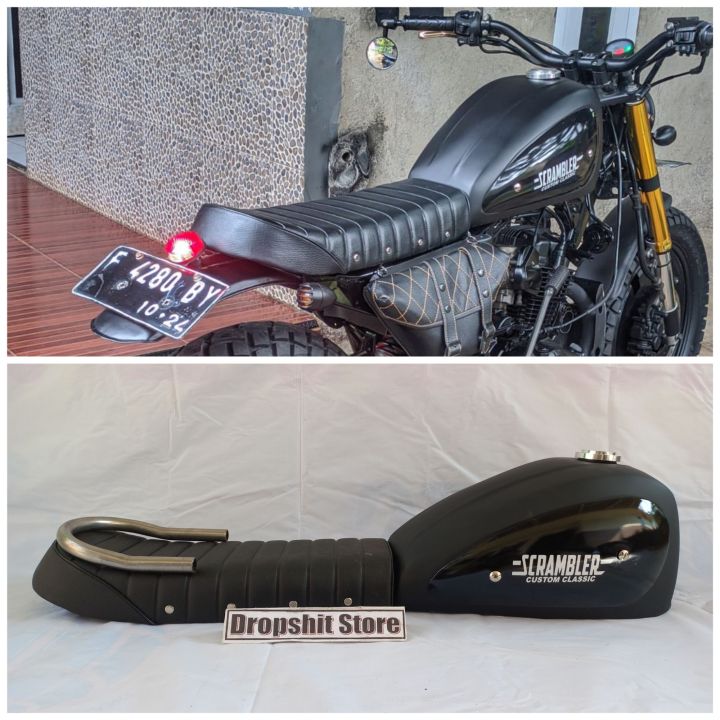 Scrambler Motor Custom Bobber Chopper Jual Motor Chopper Bobber