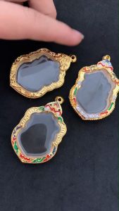 สร้อย1เส้นต่อ1 ออเดอร์กรอบพระเสมา รู่นเจ้าสัว หลวงพ่อพัฒน์ ขนาดสูง 4.5 กว้าง 2.8 ซม. (กรอบงานชูปทองไมครอนไม่ลอกไม่ดำ)