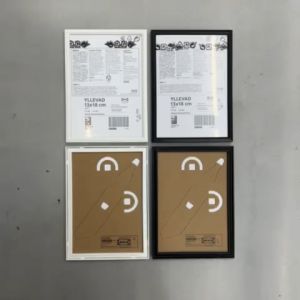 IKEA YLLEVAD - Picture Frame Bingkai Foto Dinding atau Berdiri di Meja Simple Minimalistic