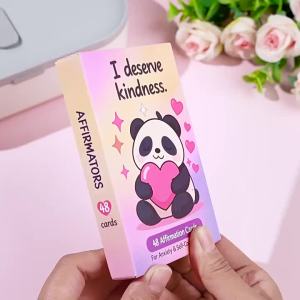 Bandai | SEL Affirmation Card Affirmators English Inspirational Childrens Emotional Mindfulness Encouragement Card