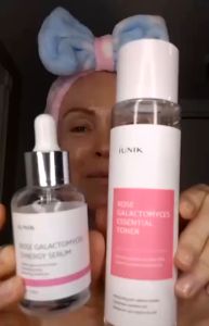 [Exp.2027] iUNIK Rose Galactomyces Essential Toner 200ml | Synergy Serum 50ml  by SkinCaring18 SK