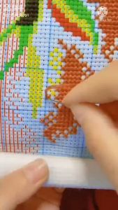 Tranh thêu chữ thập phong cảnh Vạn Lý Trường Thành thiên nhiên kỳ vĩ 3D (về tự thêu) LV3193