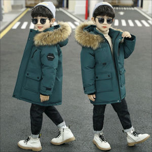 BOBOELEPHANT | Boys Thickened Winter Cotton Jacket Down Alternative Filling