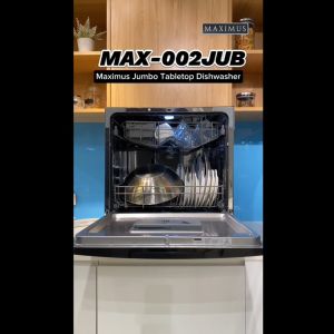 Maximus Jumbo Tabletop Dishwasher with UV MAX-002JUB (Black)