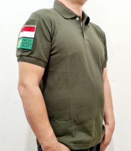Kaos INSPEKTORAT Polo Tactical PDL S - 5XL Lengan Pendek dan Panjang Free Bonus 3 Emblem Patch Prepet Perekat Velkro Army