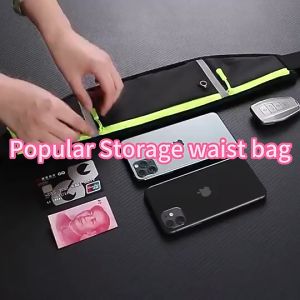 Tas Pinggang Lari Simple Waistbag Sport Belt Outdoor CT03