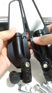 Spion Winglet Akai Racing Type 1367-G Kaca Cembung Universal Semua Motor VarioBeatNmaxPcxAeroxMio Dan Motor Lain Nya