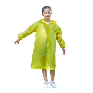 Kids Portable EVA Rain Poncho for Travel and Outdoor Activities Raincoat YY6090