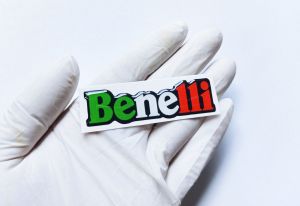 Emblem sticker Benelli stiker timbul 3D variasi motor