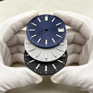28.5mm NH35 Watch Dial Sun Stripe Dial Watch Face Watch Parts for NH35/NH36 Movement For 4R35/4R34 Watch Accessories