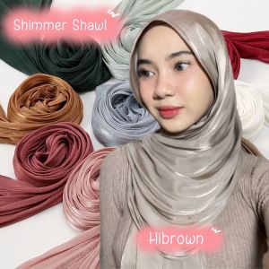 Lady Fashion Long Shimmer Shawl Tudung Hijab