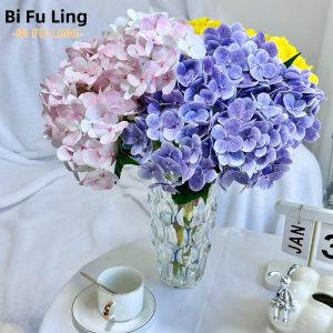 BAIFULING | Wedding Decor Wedding Background Fake Flowers Elegant 5 Heads 180 Slices Hydrangea