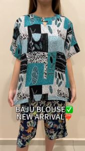 WOMEN BAJU BLOUSE BIG SIZE COTTON/BAJU BLOUSE SIZE BESAR/BAJU SHIRT OFFER MURAH GOOD QUALITY READY STOCK