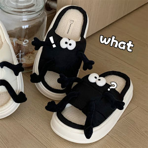 Dép Vải Lanh Cotton Nhẹ Thoáng Khí Cho Nam Nữ Mùa Xuân Thu Phòng Máy Lạnh Dép Lót Bằng PVC Phong Cách Hàn Quốc