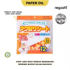 36Pcs Kertas Penyerap Minyak Makanan Oil Absorb Paper Food Grade Menyerap 99% Minyak
