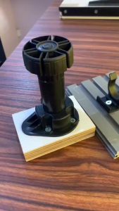 4pcs Plastic Adjustable Leveler Legs Heavy Duty Furniture Fitting for Kitchen Cabinet Plinth Feet Height Adjustment