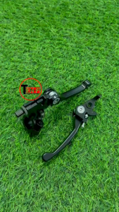 มือเบรค มือครัช แบบย่อ HONDA CLICK/ MSX/ KLX/ TR/ KTM มือเบรค ก้านเบรค ก้านครัช  สีดำแปลงใส่ได้ทุกรุ่น ฮอนด้า คลิก/ เอ็มเอสเอ็กซ์