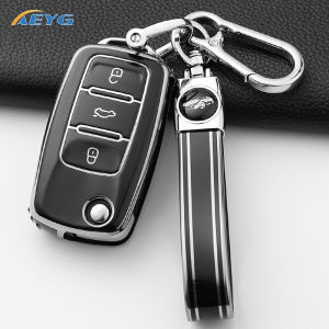 2 3 Buttons TPU Car Key Case Cover Shell For VW Volkswagen Amarok Polo Golf 4 5 6 MK4 Bora Jetta Altea Alhambra Passat B5 B6 B7