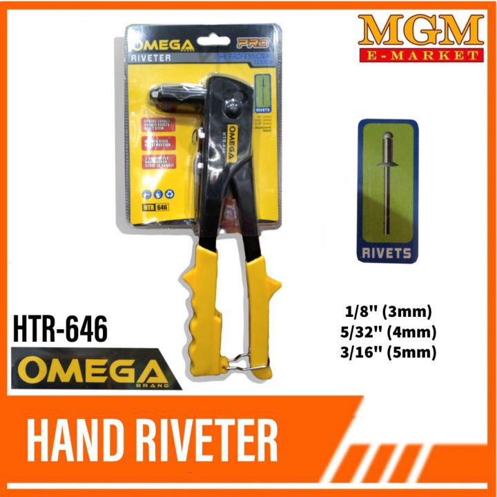 Omega Rivets OMEGA HAND RIVETER | Lazada PH