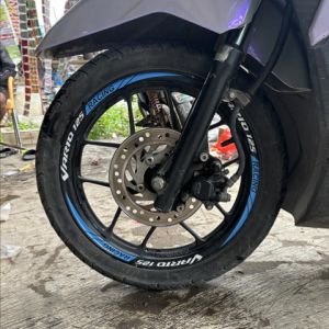 Stiker Lis Velg Motor All Honda Vario 125 Sticker Cutting Aksesoris Variasi List Pelek Keren Terbaru