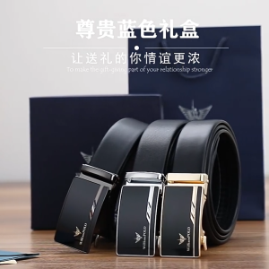 Thắt lưng nam William Polo da cao cấp mặt hợp kim khóa tự động sang trọng lịch lãm TL88