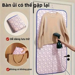 Tấm Trải Bàn Ủi Dày 6 Lớp Chống Thấm Nước Chống Trơn Trượt Mềm Mại Cách Nhiệt Bảo Vệ Khi Ủi Chất Liệu Cotton Polyester Mút Xốp Tiện Dụng Khi Đi Du Lịch