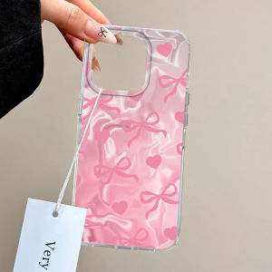 Green Bowknot Love Heart Women Phone Case For Samsung Galaxy A56 A55 A16 A07 A17 A26 A36 A25 A35 A14 A34 A54 A15 A13 A12 Cover