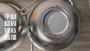 Stainless Steel Colander/Wash Vege/Round Basket with handle