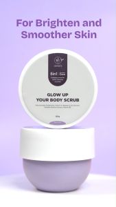 ISWHITE Glow Up Your Body Scrub - Scrub & Peel Kulit Tubuh - 5in1 Exfoliating - Pencerah Badan BPOM Halal