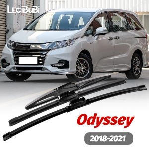 1 Bộ Lưỡi Gạt Nước Kính Chắn Gió Phía Trước Và Phía Sau Dành Cho Honda Odyssey 2018-2021 Cần Gạt Nước Bằng Cao Su Kính Chắn Gió Màu Đen Dung Sai Nhiệt Độ -40 ℃ Đến +70 ℃
