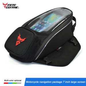 Waterproof Magnetic Motorcycle oil Fuel Tank Bag Navigation Universal Motorbike Riding Cycling Tool Backpack Portable
