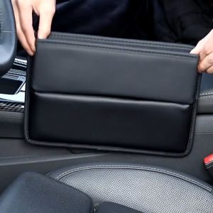 Khay Để Đồ Khe Ghế Ô Tô Da PU Cao Cấp - Hộp Đựng Đồ Khe Ghế Ô Tô Có Logo Theo Hãng Xe - Phù Hợp Với Mọi Loại Xe Ô Tô