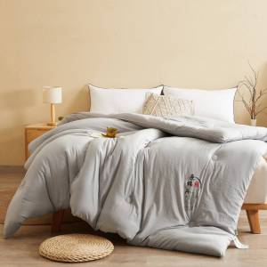 Solid Color Washable Cotton Summer Quilt