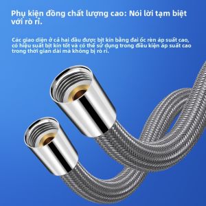 Nylon Braided Flexible Shower Hose Universal Bathing Water Pipe Cold Hot Bath Heater Explosion-proof Tube