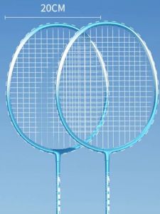 Ultra-Light Professional Badminton Racket Series for Women Sports Dual-Shuttlecock Pink Color Suitable for Adults