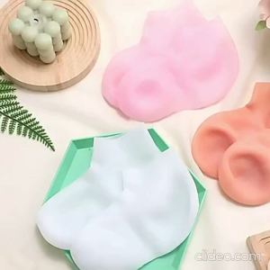 1 Pair Silicone Moisturizing Socks For Dry Cracked Feet Women Anti-Dry Pedicure Socks Women Foot Care Socks 硅胶袜男女