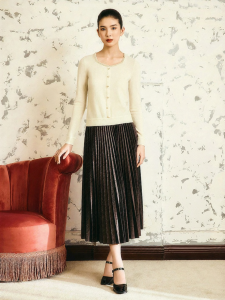YINER | Wool and Cashmere Blend Embellished Crew Neck Knitwear