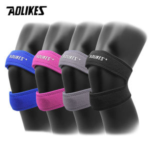 AOLIKES 1PCS Knee Support Patella Belt Elastic Bandage Sport Strap Knee Pads Protector Band Football Running Fitness Knee Brace
