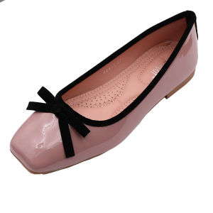 Flat Heel Square Toe Womens Single Shoes 41 Size