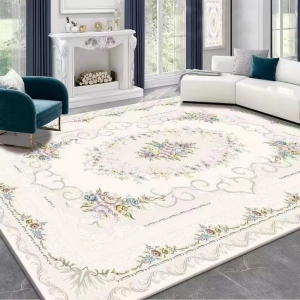 Thảm Trải Sàn Kiểu Ba Tư VIKAMA Kích Thước Lớn Giặt Máy Được Chống Thấm Nước Không Phai Màu Dùng Cho Phòng Ngủ Trang Trí Nhà Cửa Sử Dụng Ngoài Trời 100% Polyester