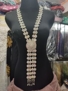 kalung pengantin pria Rafiahmad silver/aksesoris wedding