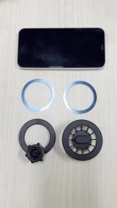 17mm Ball Joint Magnetic Ring Phone Holder for MagSafe Strong Magnet Car Mobile Phone Mount Accessories for iPhone Xiaomi