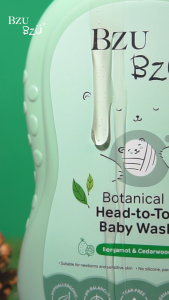 BZU BZU Botanical Essential Oil Head-to-Toe Baby Wash Bundle Deals (Bergamot & Cedarwood) (600ml)