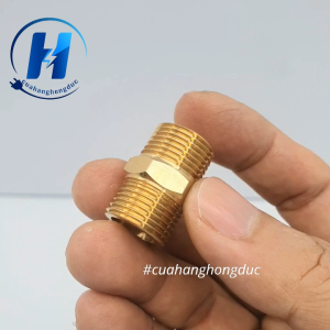 Nối 2 Đầu Ren Ngoài 13/13 17/13 17/17 21/13 27/21 27/27 Đồng Thau (Kép Đồng)